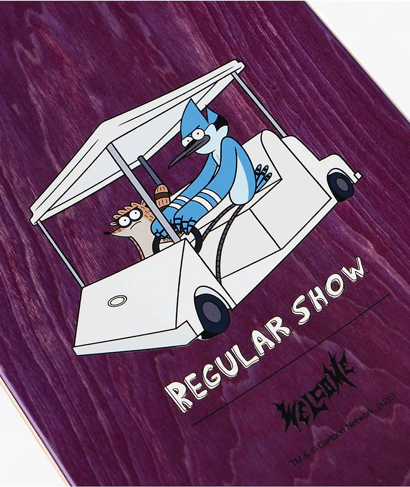 Welcome x Regular Show Fight 8.25" Skateboard Deck
