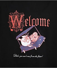 Welcome x Regular Show Golf Cart Black T-Shirt
