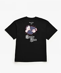 Welcome x Regular Show Golf Cart Black T-Shirt