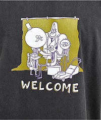 Welcome x Regular Show Mordecai Charcoal Wash T-Shirt