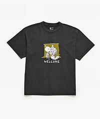 Welcome x Regular Show Mordecai Charcoal Wash T-Shirt