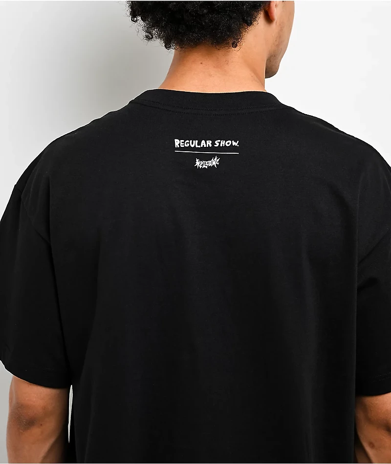Welcome x Regular Show Rigby Black T-Shirt