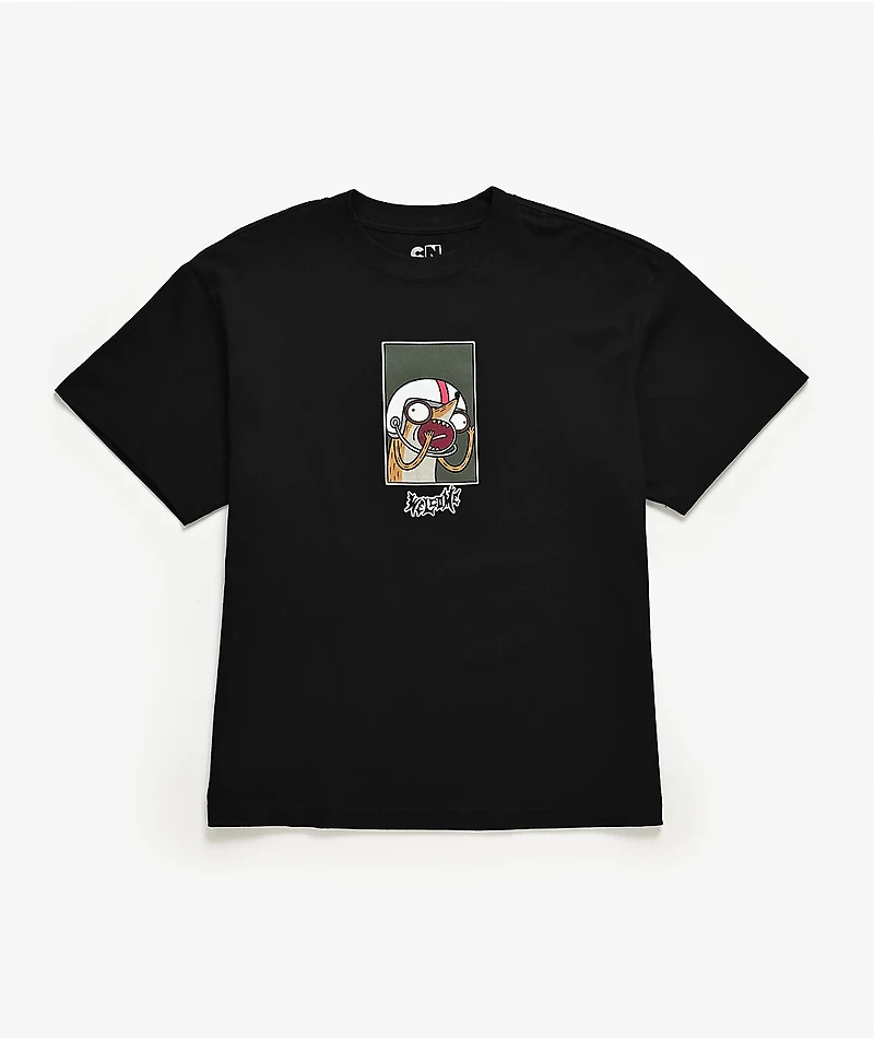 Welcome x Regular Show Rigby Black T-Shirt