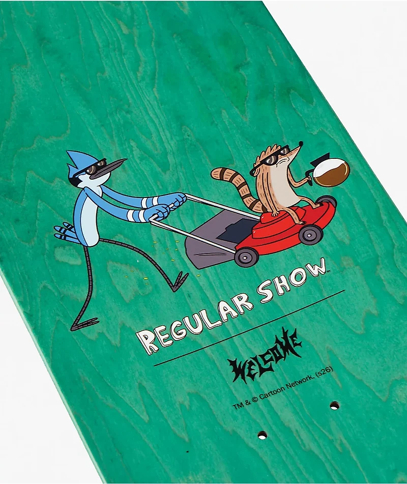 Welcome x Regular Show Shrub 8.5" Skateboard Deck