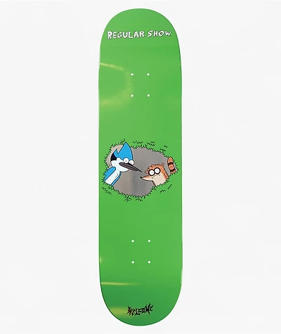 Welcome x Regular Show Shrub 8.5" Skateboard Deck