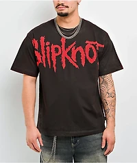 Welcome x Slipknot Barcode Brown Wash T-Shirt