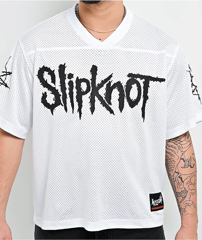 Welcome x Slipknot Heretic White Football Jersey