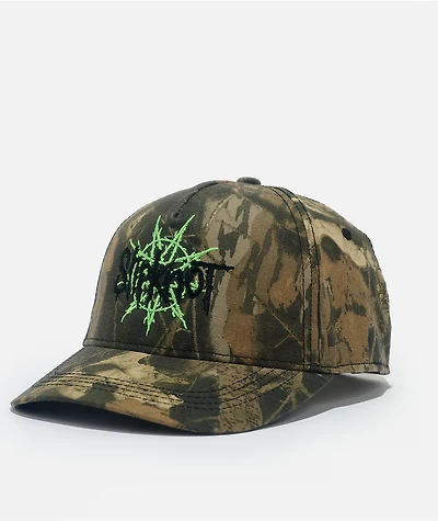 Welcome x Slipknot Nonagram Camo Strapback Hat