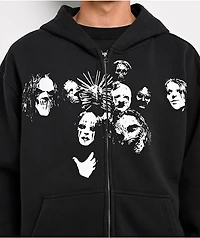 Welcome x Slipknot Nonogram Black Zip Hoodie