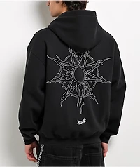 Welcome x Slipknot Nonogram Black Zip Hoodie