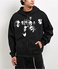 Welcome x Slipknot Nonogram Black Zip Hoodie