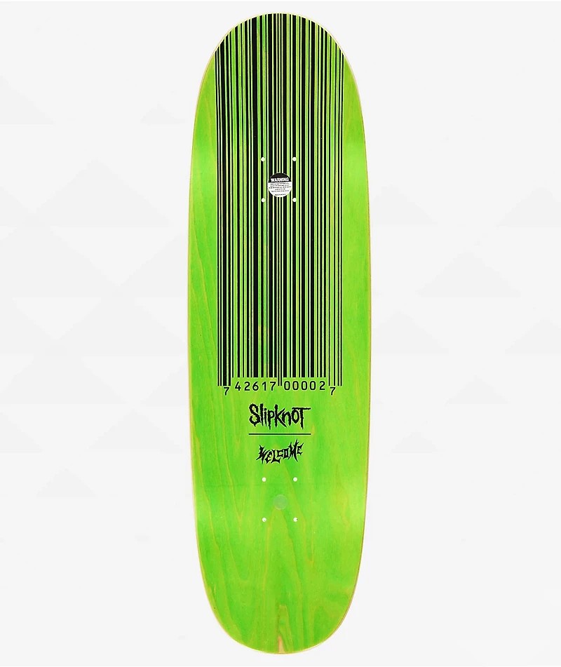 Welcome x Slipknot Oval Logo 9.5" Skateboard Deck