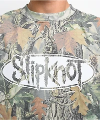 Welcome x Slipknot Oval Logo Green Camo T-Shirt