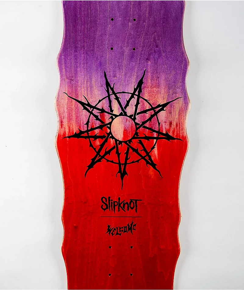 Welcome x Slipknot S Logo 10.0" Skateboard Deck