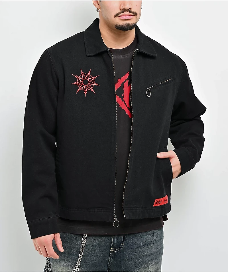 Welcome x Slipknot Self Titled Black Canvas Jacket