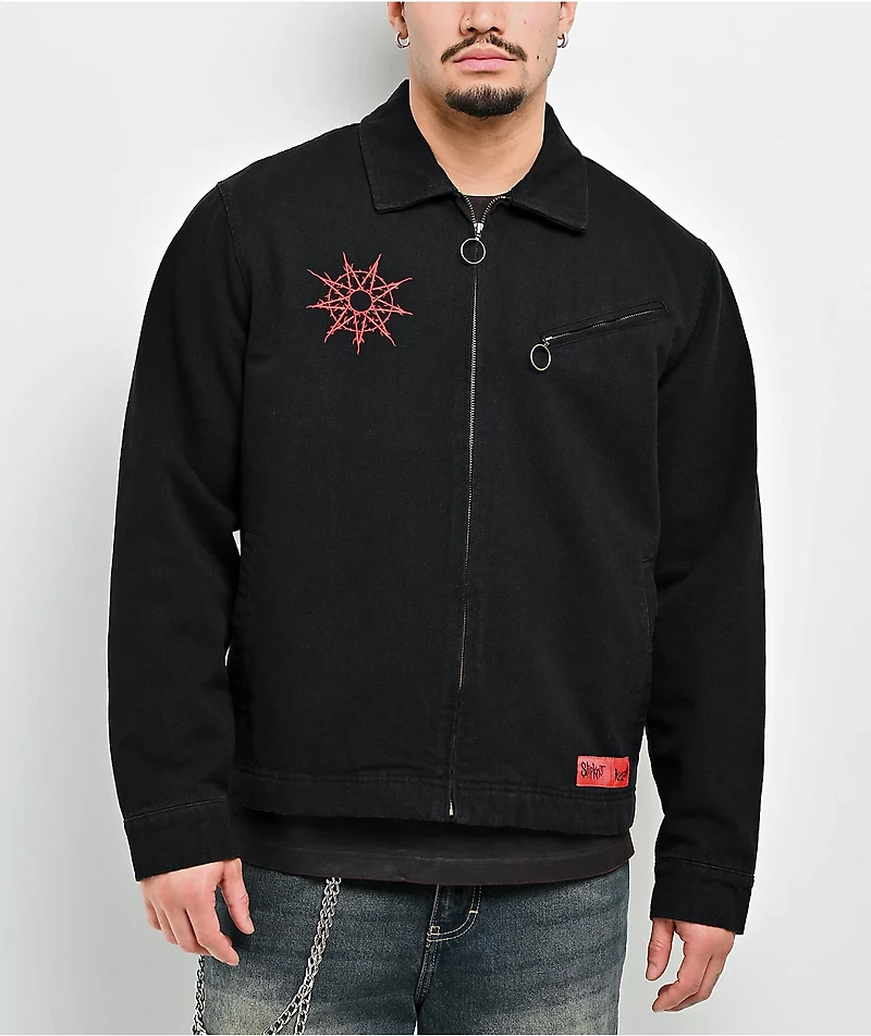 Welcome x Slipknot Self Titled Black Canvas Jacket