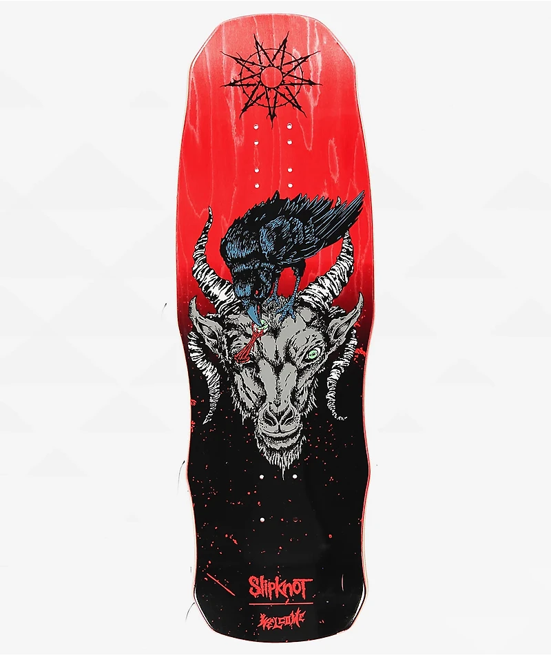 Welcome x Slipknot Spit It Out 9.75" Skateboard Deck