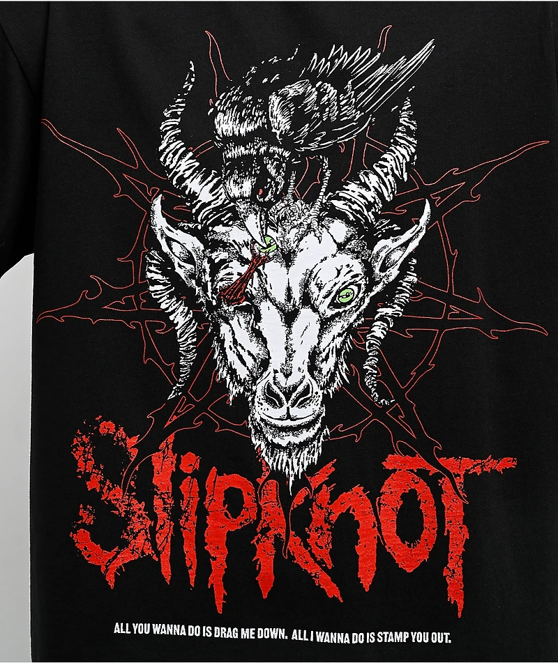 Welcome x Slipknot Spit It Out Black T-Shirt