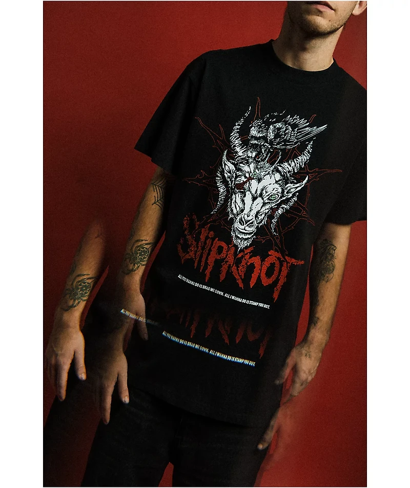 Welcome x Slipknot Spit It Out Black T-Shirt