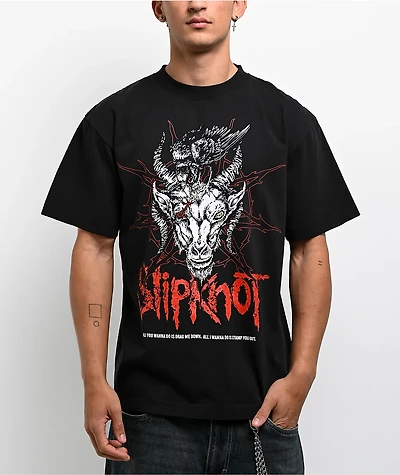 Welcome x Slipknot Spit It Out Black T-Shirt
