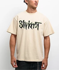 Welcome x Slipknot Tomorrow Beige Boxy T-Shirt