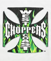 West Coast Choppers Fiery Fill White T-Shirt