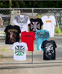 West Coast Choppers Fiery Fill White T-Shirt