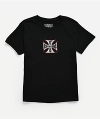 West Coast Choppers Kids Flat Logo Black T-Shirt
