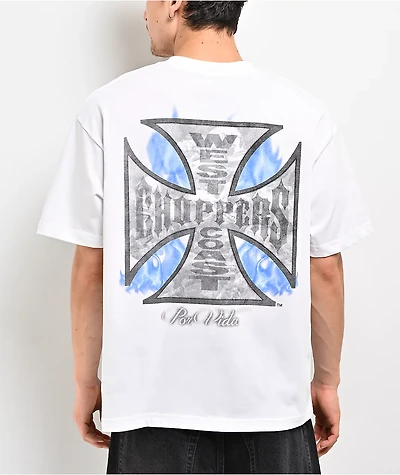 West Coast Choppers Scorched White T-Shirt