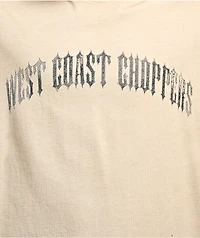 West Coast Choppers Silver To White Natural Wash T-Shirt
