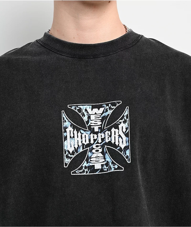 West Coast Choppers Spirits Black Wash T-Shirt