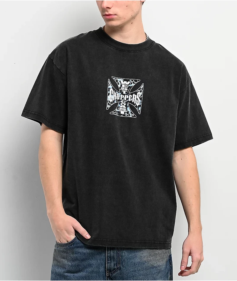 West Coast Choppers Spirits Black Wash T-Shirt