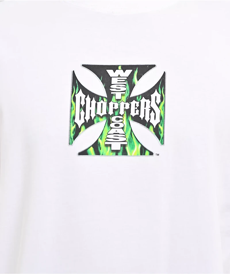 West Coast Choppers Weathered White T-Shirt