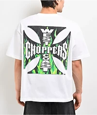 West Coast Choppers Weathered White T-Shirt