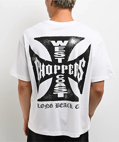 West Coast Choppers Weathered White T-Shirt