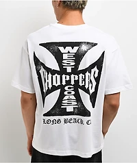 West Coast Choppers Weathered White T-Shirt