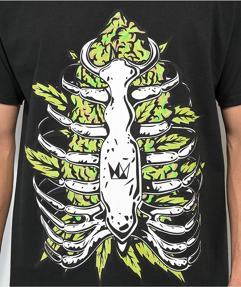 West Coast Cure Rib Cage Black T-Shirt