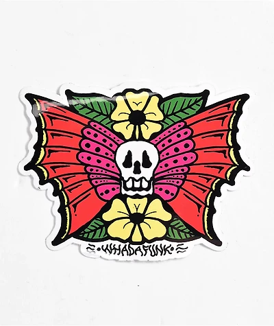 Whadafunk Butterfly Sticker