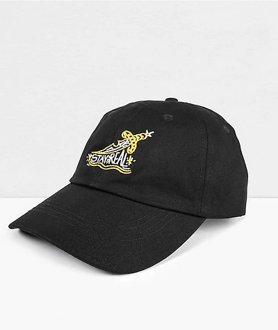 Whadafunk Stay Real Black Strapback Hat