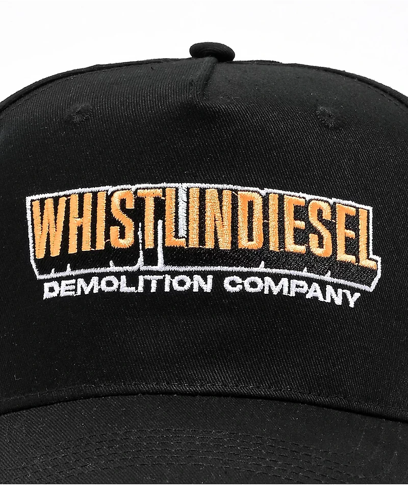 WhistlinDiesel Break It Black Snapback Hat