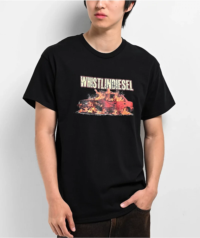 WhistlinDiesel Burnout Black T-Shirt