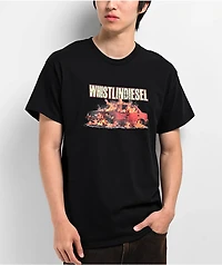 WhistlinDiesel Burnout Black T-Shirt