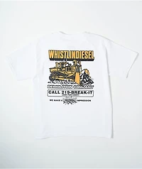 WhistlinDiesel Kids Break It White T-Shirt