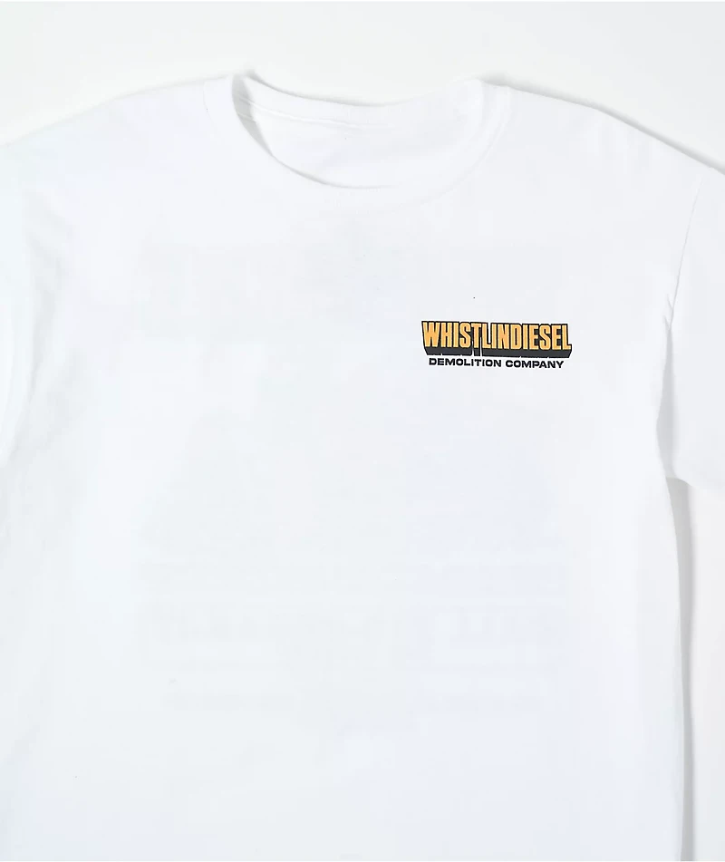 WhistlinDiesel Kids Break It White T-Shirt