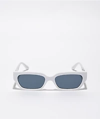 White & Black Rectangle Sunglasses