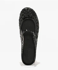 Wild Diva Bev Black Mary Jane Jelly Shoes