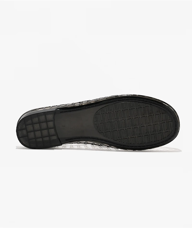 Wild Diva Bev Black Mary Jane Jelly Shoes