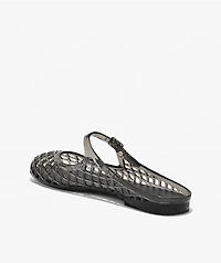 Wild Diva Bev Black Mary Jane Jelly Shoes