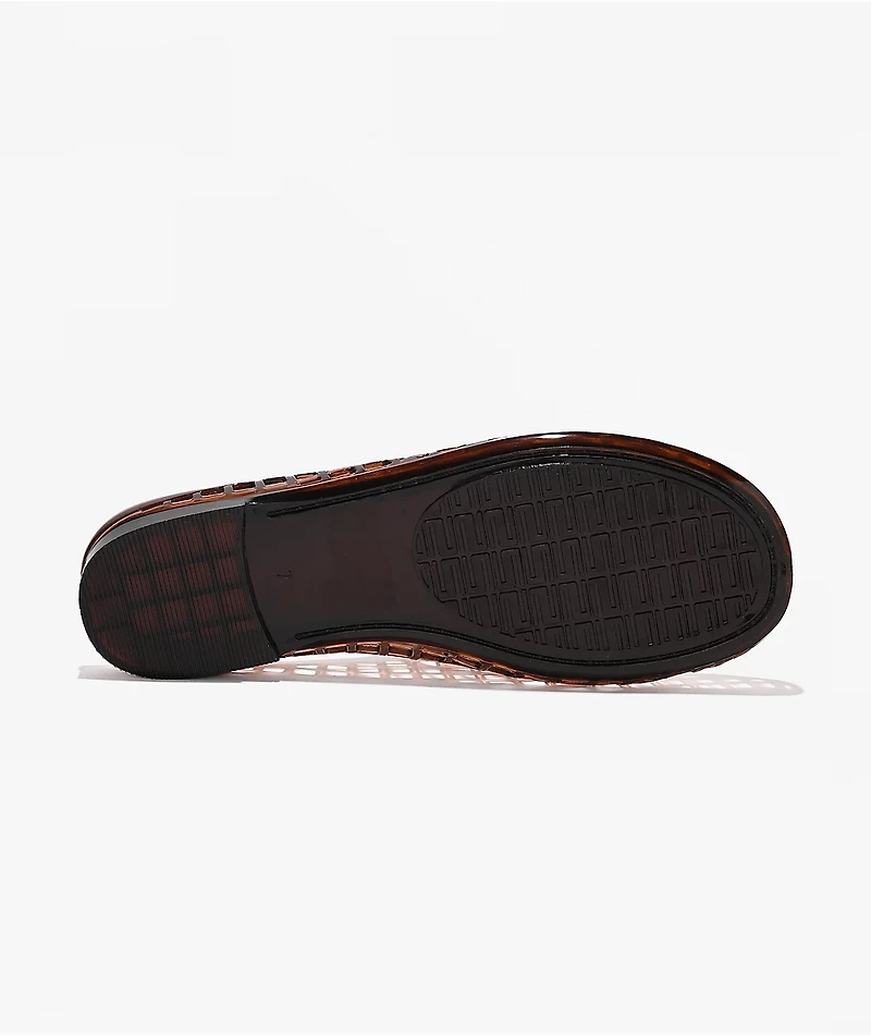 Wild Diva Bev Brown Mary Jane Jelly Shoes