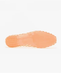 Wild Diva Suhana Orange Ballet Flat Jelly Shoes